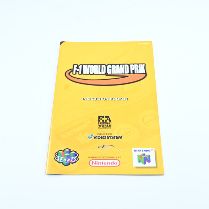 F-1 World Grand Prix - N64 / Nintendo 64 Boxed Game - PAL - FREE POST!