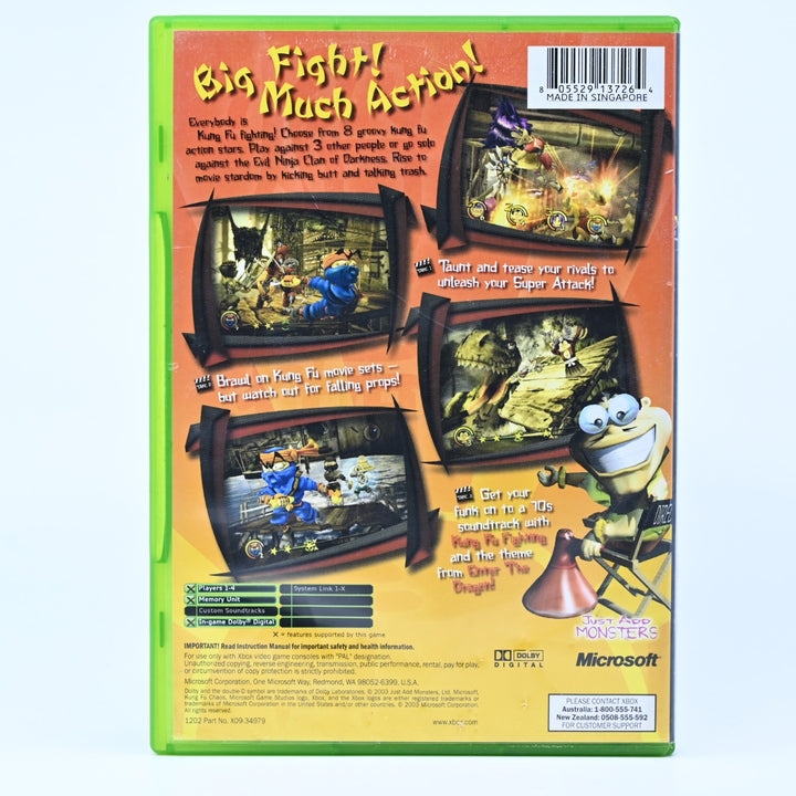 Kung Fu Chaos - Original Xbox Game + Manual - PAL - MINT DISC!