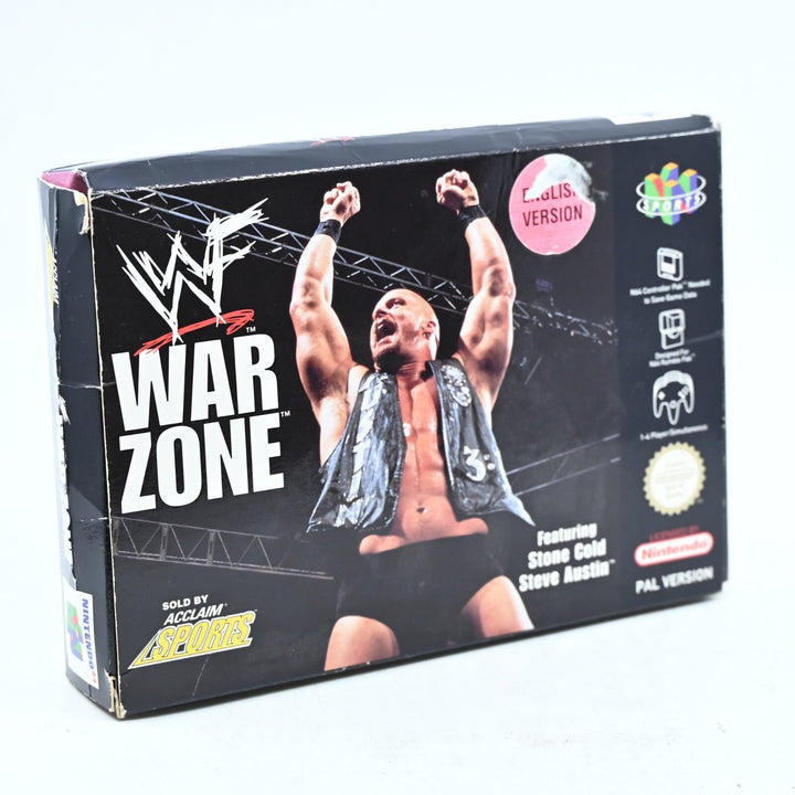 WWF War Zone - N64 / Nintendo 64 Boxed Game - PAL - FREE POST!