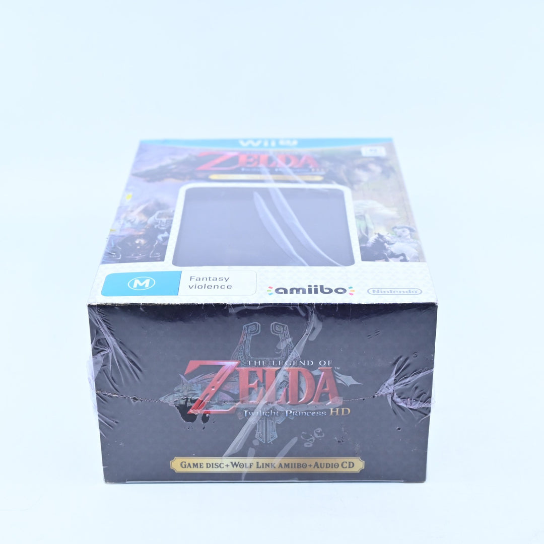 The Legend of Zelda: Twilight Princess + Wolf Link Amiibo - Nintendo Wii U Game