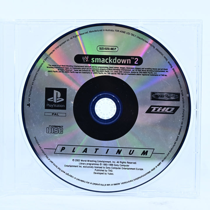 WWF SmackDown! 2: Know Your Role - PS1 Game - Disc Only - PAL - MINT DISC!
