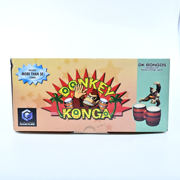 Donkey Konga - Boxed with Bongos - Nintendo Gamecube Game + Manual - PAL