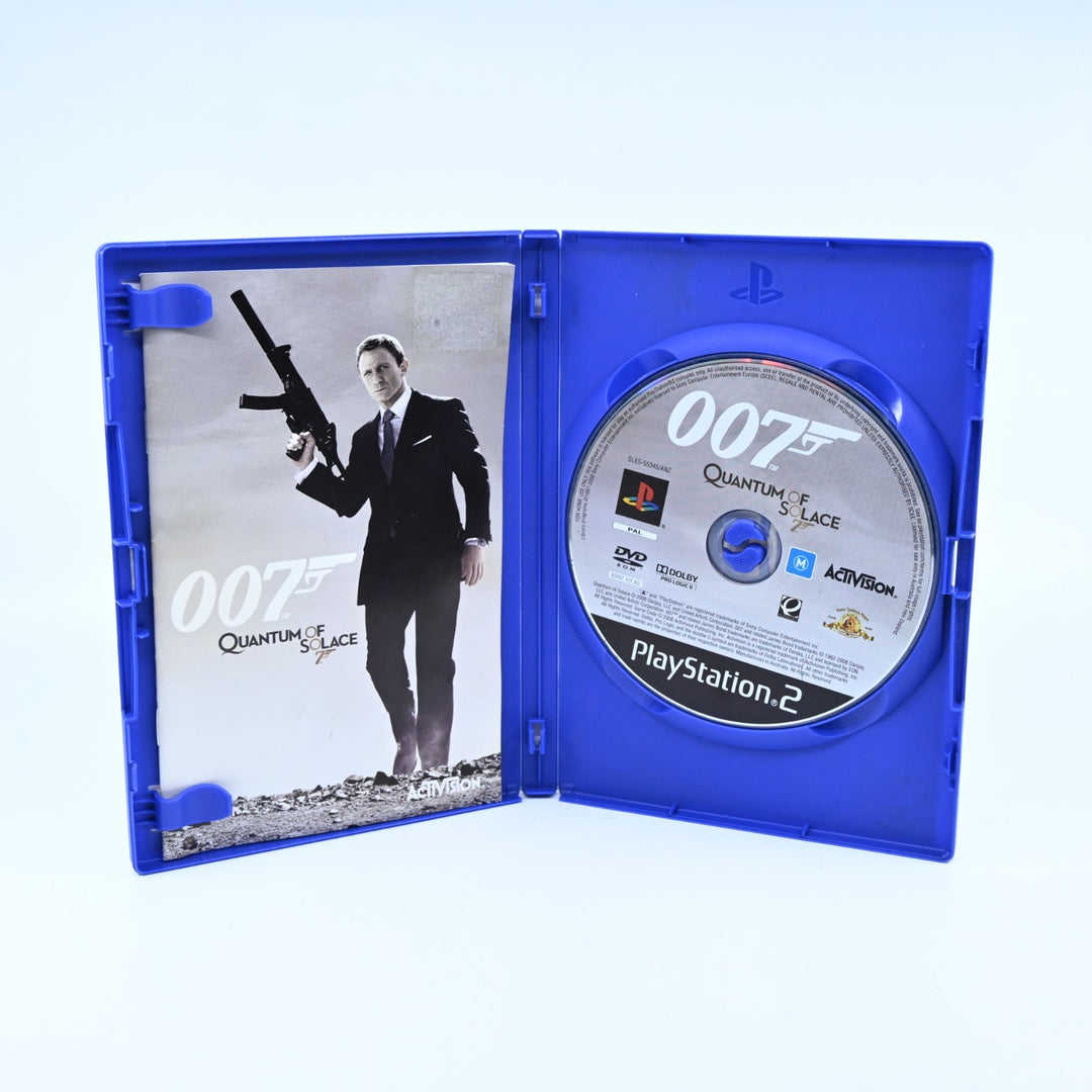 007: Quantum of Solace - Sony Playstation 2 / PS2 Game + Manual - PAL