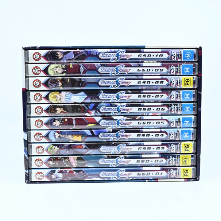 Gundam Seed Destiny Volume 1 & Collector's Box AUS PAL Anime DVD NEAR MINT DISCS