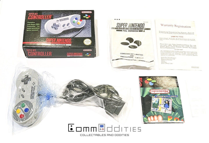 Official Super Nintendo SNES Boxed Controller - Super Nintendo / SNES Accessory