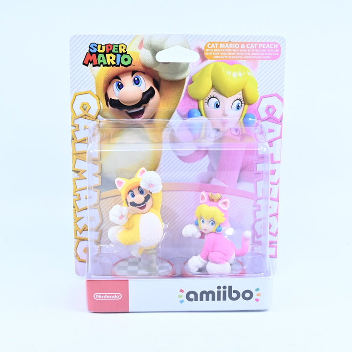 SEALED! - Cat Mario & Cat Peach Amiibo - Super Mario - Toy