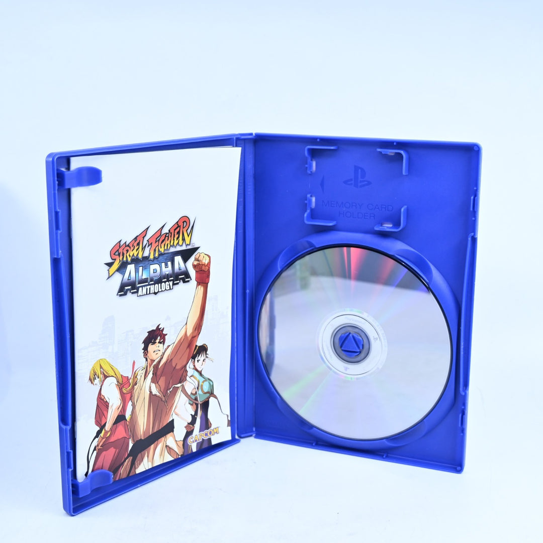 Street Fighter Alpha Anthology - Sony Playstation 2 / PS2 Game + Manual - PAL