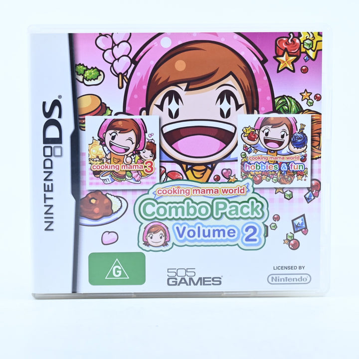 Cooking Mama World Combo Pack Volume 2 - Nintendo DS Game - PAL + Manual
