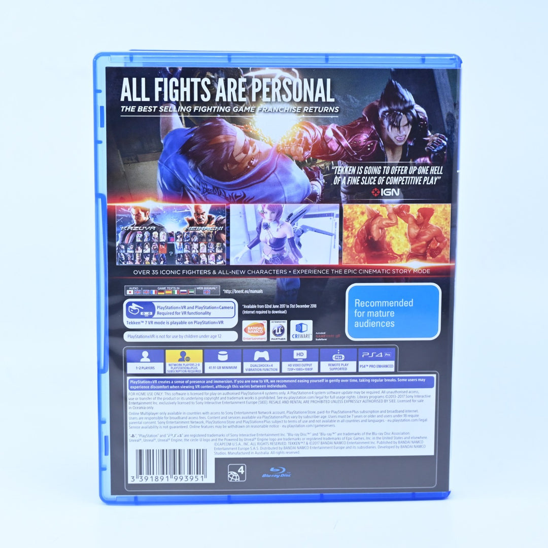 Tekken 7 - Sony Playstation 4 / PS4 Game + Game Soundtrack - FREE POST!