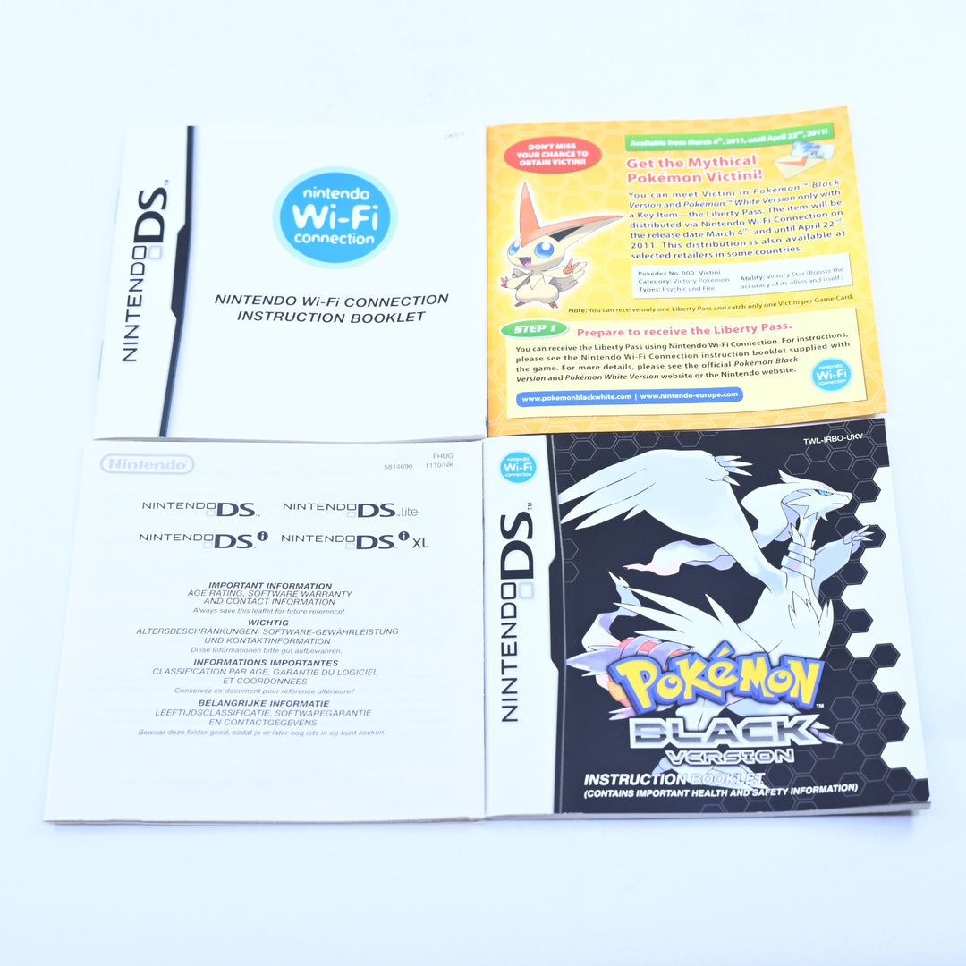 Pokemon Black - Nintendo DS Game - PAL + Manual - FREE POST!