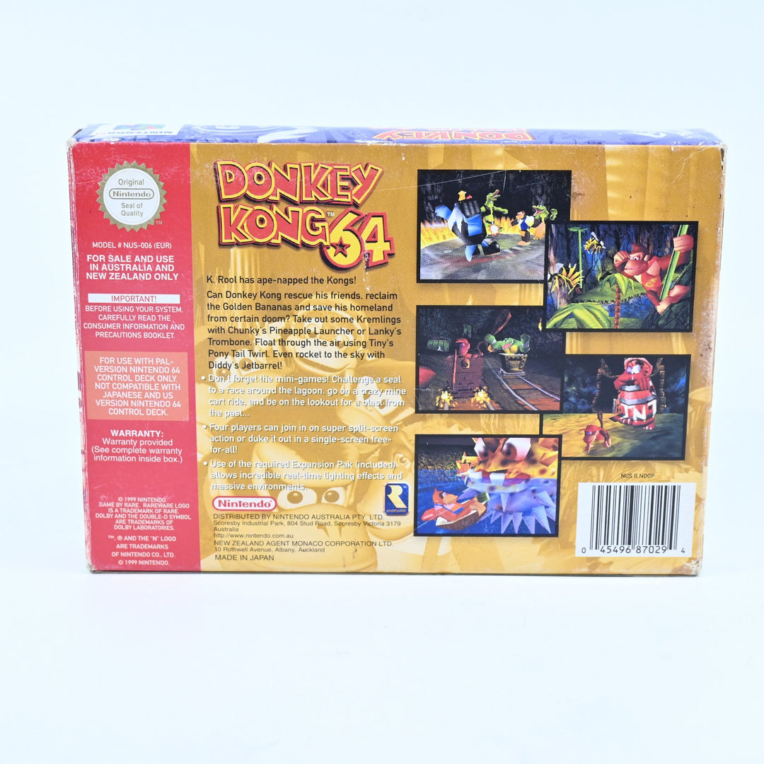 Donkey Kong 64 - N64 / Nintendo 64 Boxed Game - PAL - FREE POST!