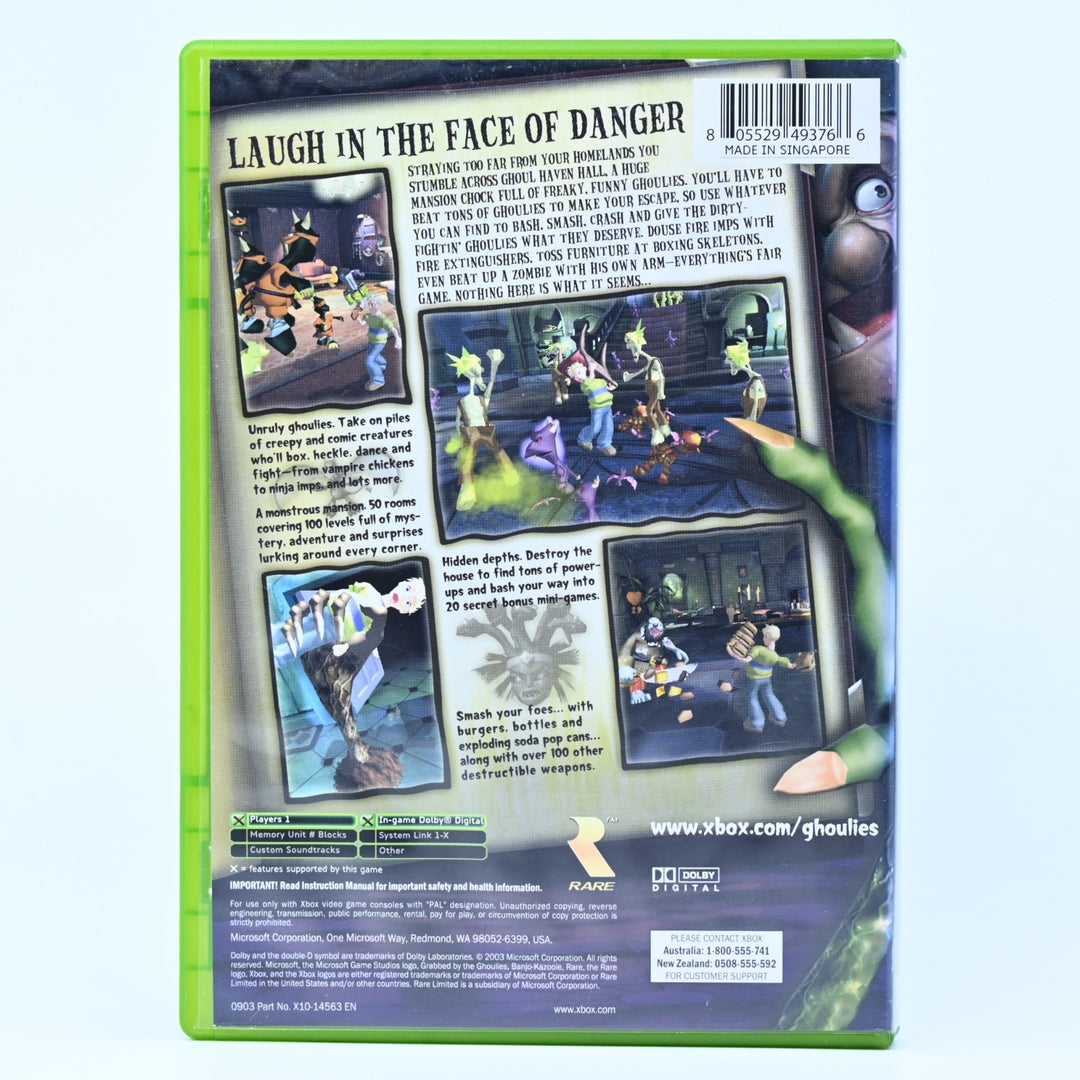 Grabbed by the Ghoulies - Original Xbox Game + Manual - PAL - MINT DISC!