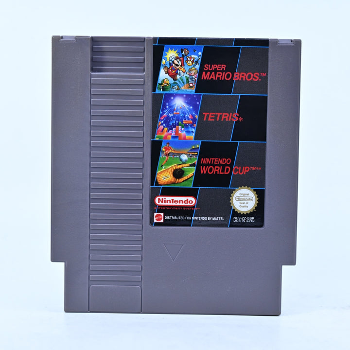 Super Mario Bros. / Tetris / Nintendo World Cup - NES Game - PAL - FREE POST!