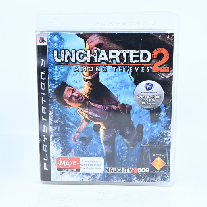 Uncharted 2: Among Thieves - Sony Playstation 3 / PS3 Game + Manual - FREE POST!