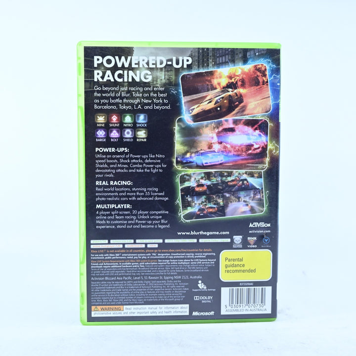 Blur - Xbox 360 Game + Manual - PAL - MINT DISC!