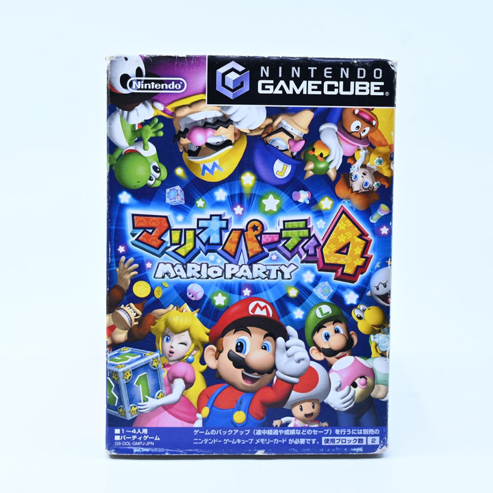 Mario Party 4 - Nintendo Gamecube Game + Manual - NTSC-J - FREE POST!