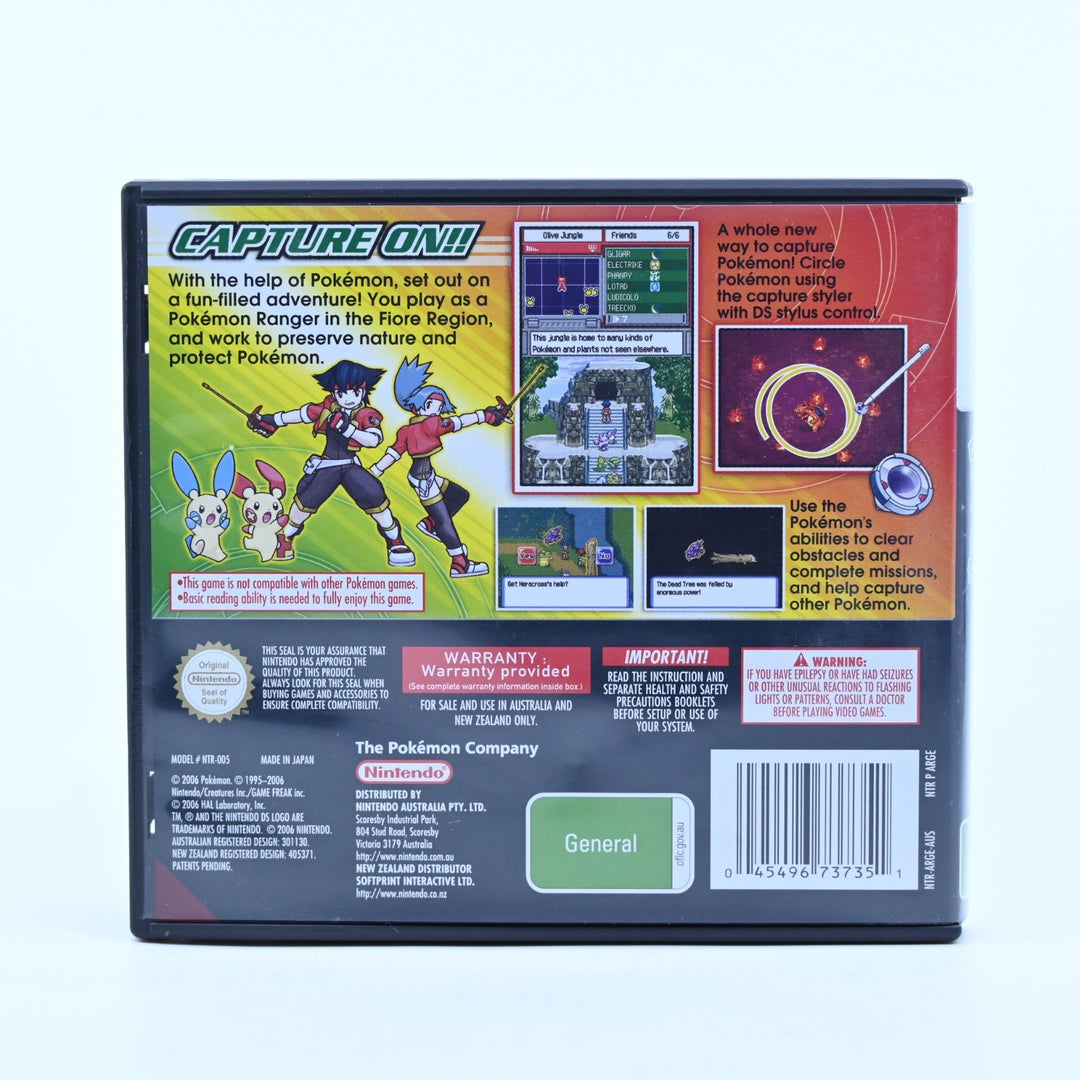 Pokemon Ranger - Nintendo DS Game - PAL + Manual - FREE POST!