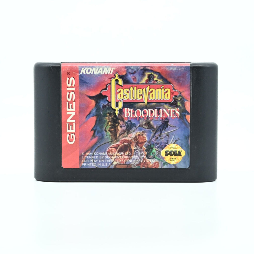 Castlevania Mega Drive Australian Edition Bloodlines fashion