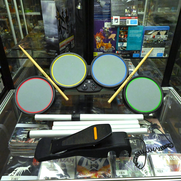 RockBand Band Kit -  Wireless Guitar, Microphone & Drum Set - PS3 Accessory