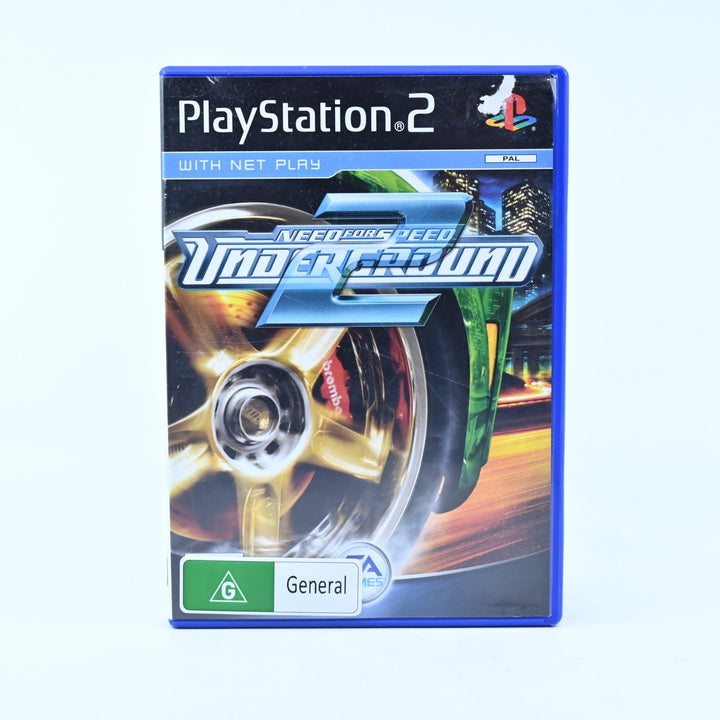 Need for Speed: Underground 2 - Sony Playstation 2 / PS2 Game + Manual - PAL