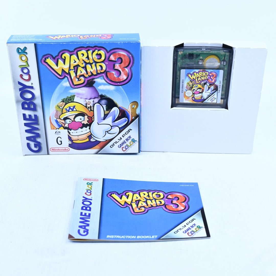 Wario Land 3 - Nintendo Gameboy Color Boxed Game - PAL - FREE POST!