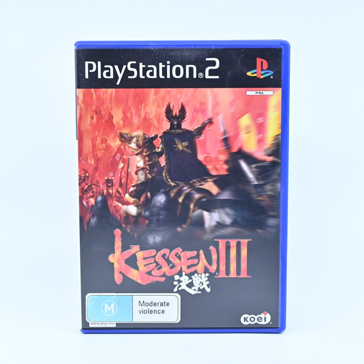 KESSEN III 3 - Sony Playstation 2 / PS2 Game - No Manual - PAL