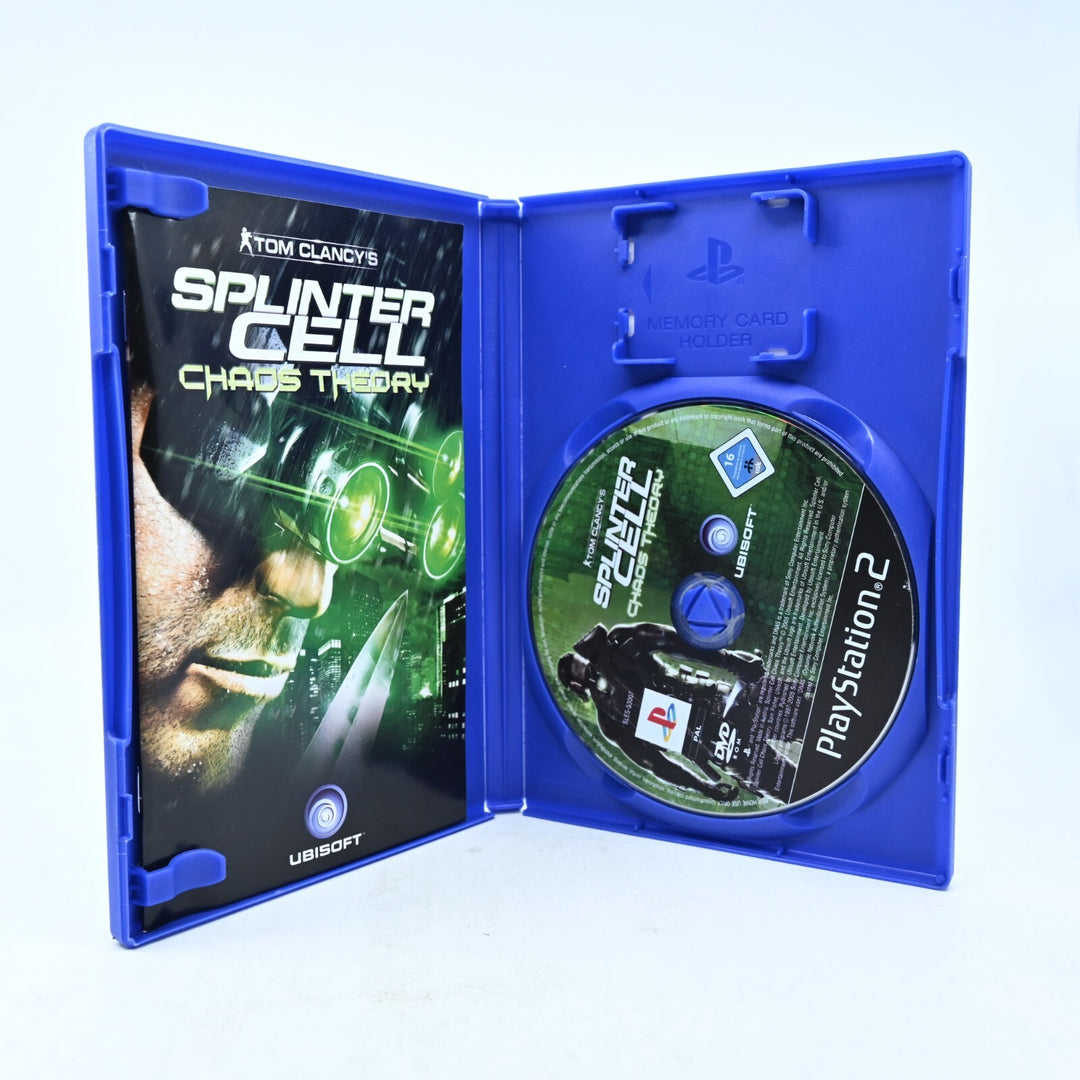 Tom Clancy's Spinter Cell: Chaos Theory - Sony Playstation 2 / PS2 Game + Manual