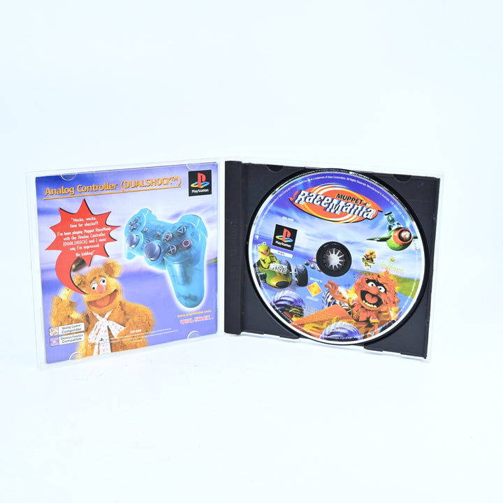 Muppet Racemania - Sony Playstation 1 / PS1 Game + Manual - PAL - MINT DISC!