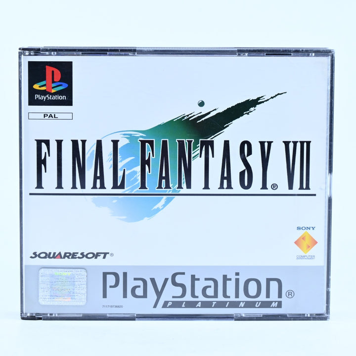Final Fantasy VII - Sony Playstation 1 / PS1 Game + Manual - PAL - MINT DISC!