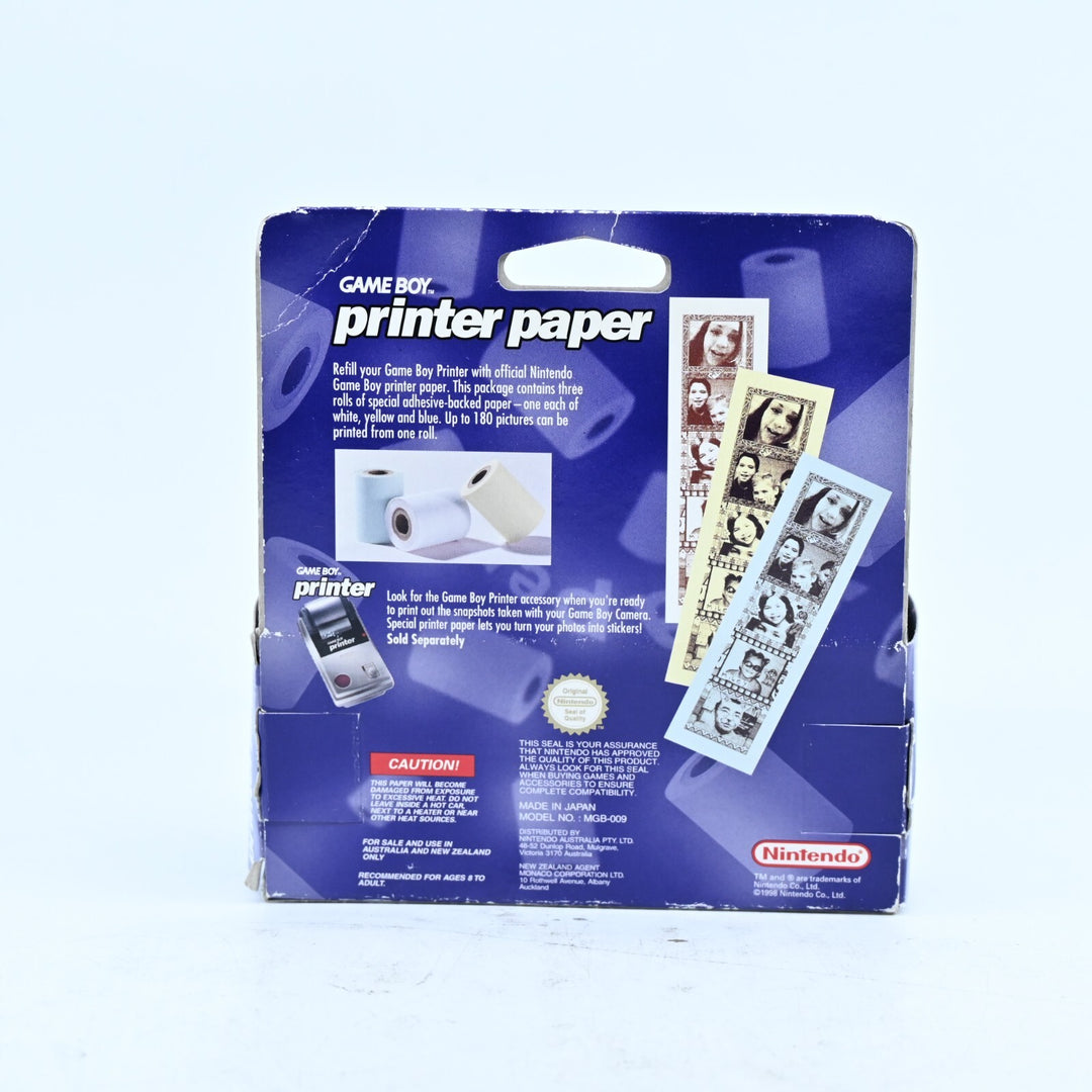Game Boy Printer Paper - Nintendo Gameboy Accessory - PAL - FREE POST!