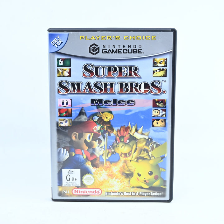 Super Smash Bros. Melee - Nintendo Gamecube Game + Manual - PAL - FREE POST!