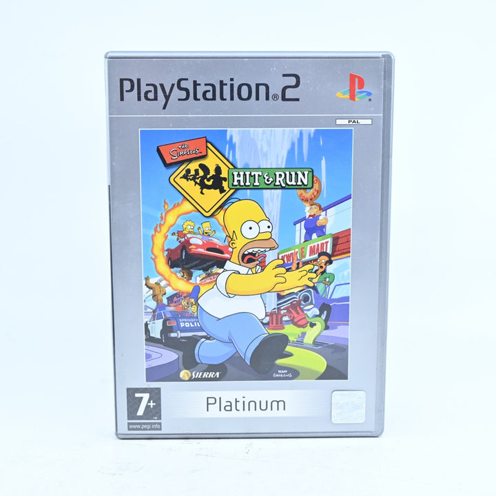 The Simpsons Hit & Run - Sony Playstation 2 / PS2 Game + Manual - PAL