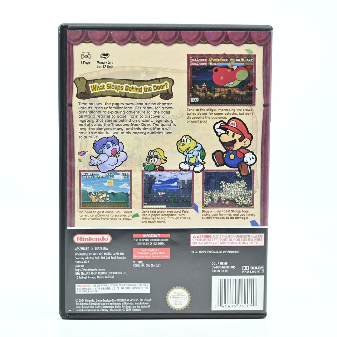 Paper Mario: The Thousand Year Door - Nintendo Gamecube Game - PAL - FREE POST!