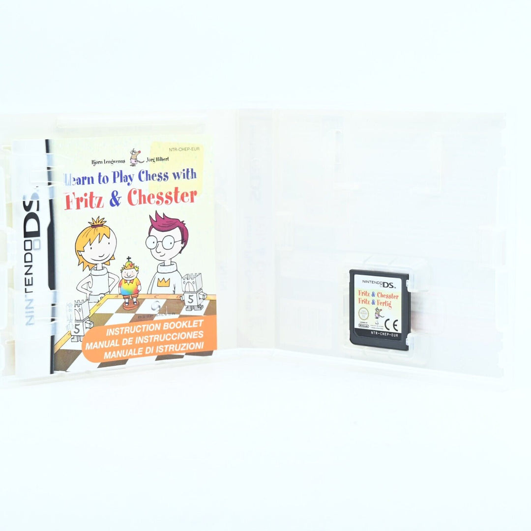 Learn to Play Chess with Fritz and Chesster - Nintendo DS Game - PAL + Manual