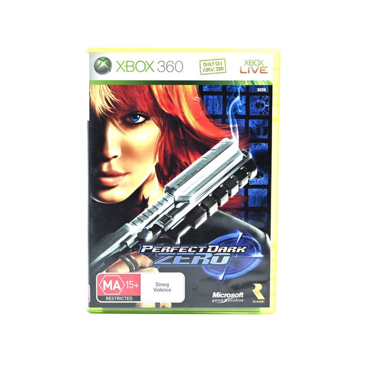 Perfect Dark Zero - Xbox 360 Game + Manual - PAL - MINT DISC!