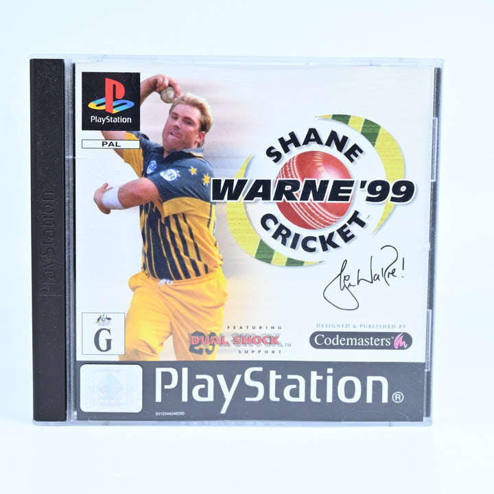 Shane Warne Cricket '99 - Sony Playstation 1 / PS1 Game + Manual - PAL