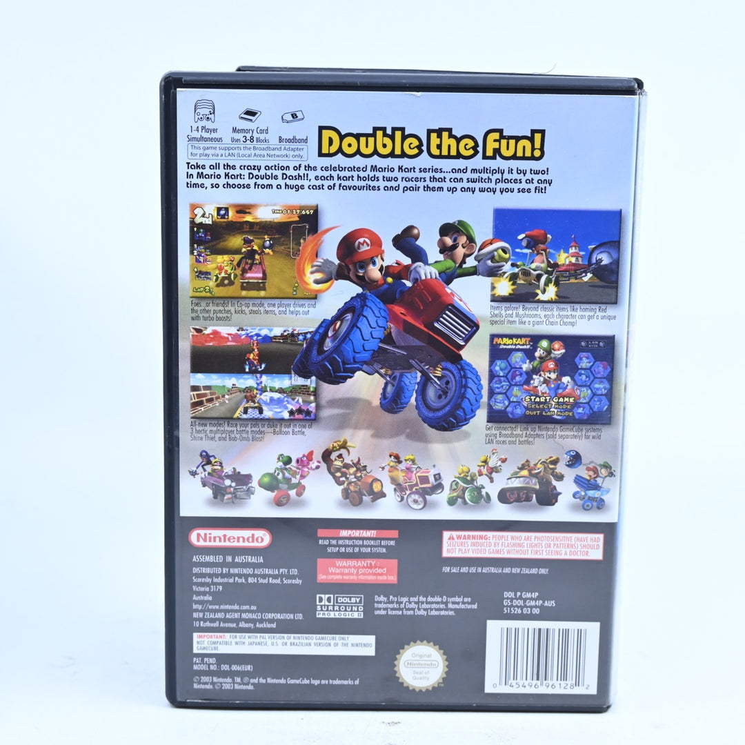 Mario Kart: Double Dash!! - Nintendo Gamecube Game + Manual - PAL