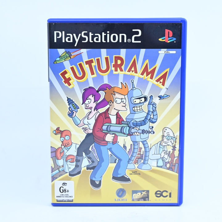 Futurama - Sony Playstation 2 / PS2 Game - No Manual - PAL - MINT DISC!