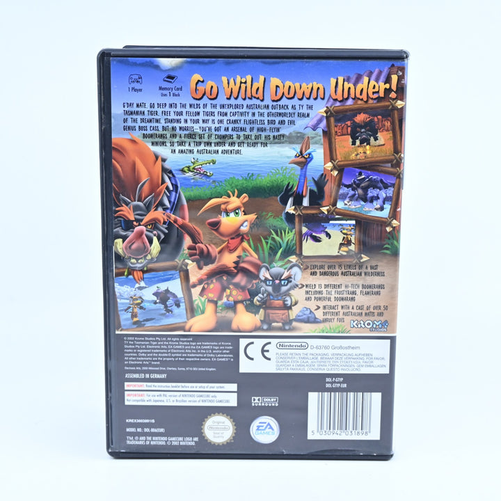 Ty The Tasmanian Tiger - Nintendo Gamecube Game + Manual - PAL - FREE POST!