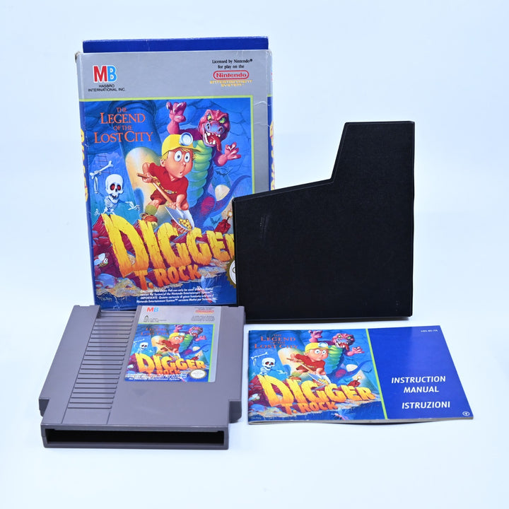 Digger T. Rock - Nintendo Entertainment System / NES Boxed Game - PAL