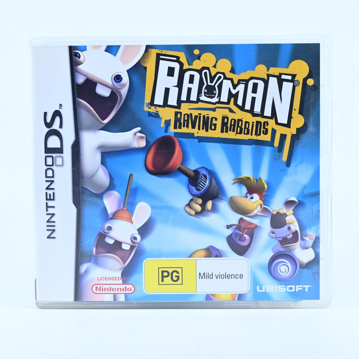 Rayman Raving Rabbids - Nintendo DS Game - PAL + Manual - FREE POST!