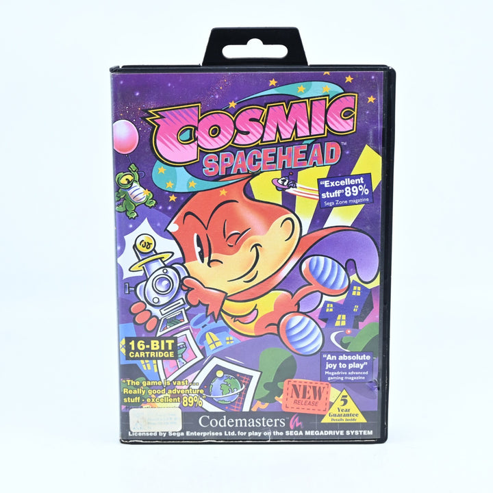 Cosmic Spacehead - Sega Mega Drive Game - No Manual - PAL - FREE POST!