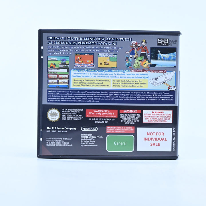 Pokemon SoulSilver - Nintendo DS Game - PAL + Manual - FREE POST! Soul Silver!