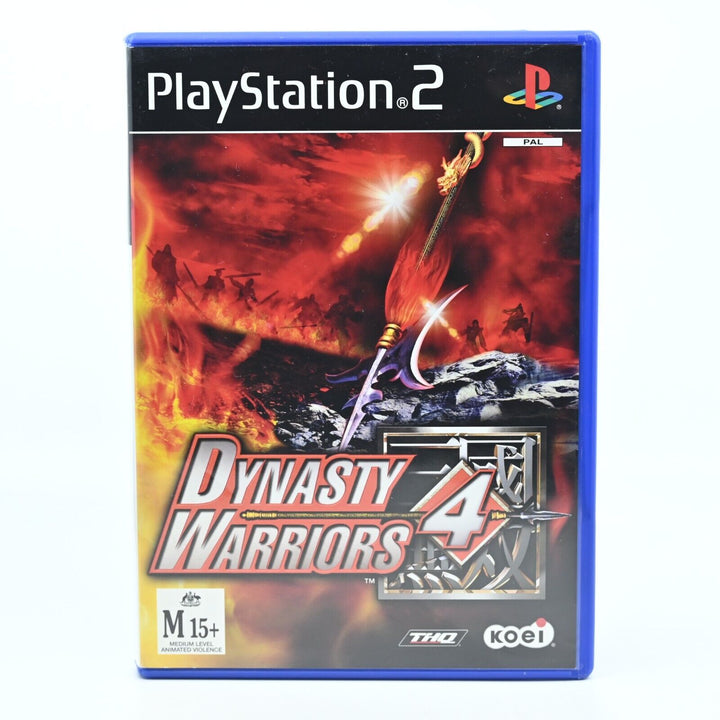 Dynasty Warriors 4 - Sony Playstation 2 / PS2 Game + No Manual - PAL - MINT DISC