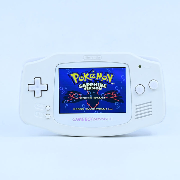 White Gameboy Advance IPS V2 + USB-C - Nintendo Gameboy Advance / GBA Console