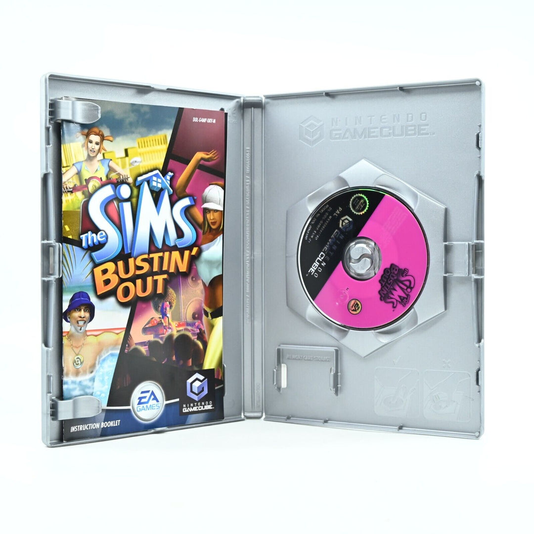 The Sims Bustin' Out - Nintendo Gamecube Game + Manual - PAL - MINT DISC!