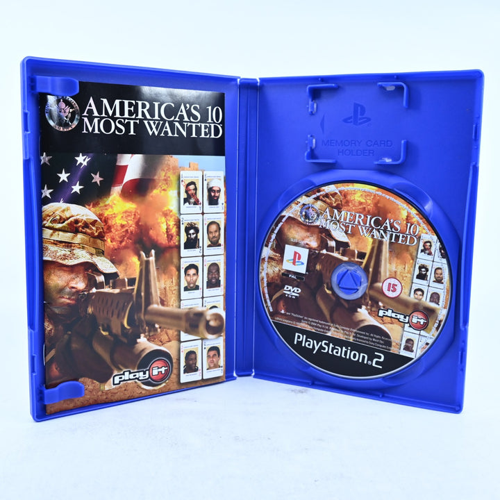 America's 10 Most Wanted - Sony Playstation 2 / PS2 Game + Manual - PAL