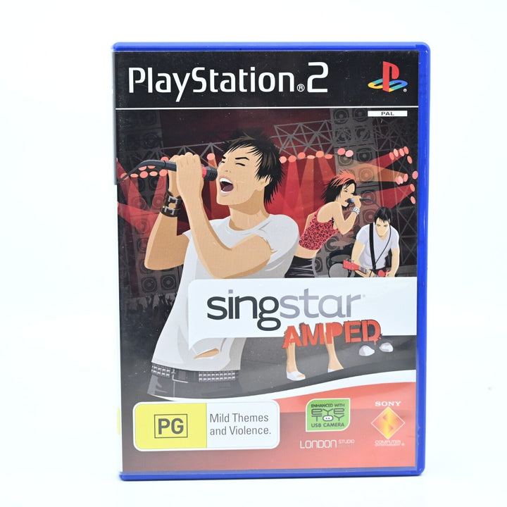 Singstar Amped - Sony Playstation 2 / PS2 Game + Manual - PAL - FREE POST!