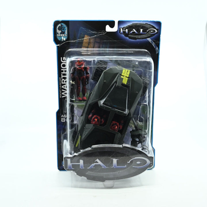 SEALED Rocket Launcher Warthog With Red Assault Squad- Halo Series 4 Joyride Toy