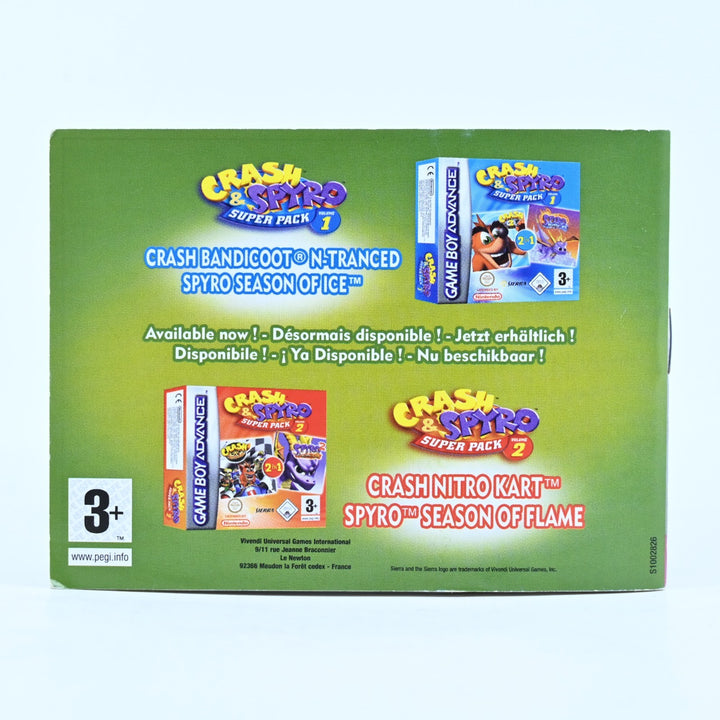 Crash & Spyro Super Pack Volume 3 - Nintendo Gameboy Advance / GBA Boxed Game
